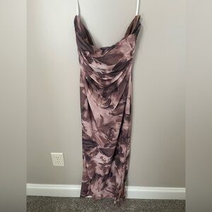 Elegant Floral Print Dress